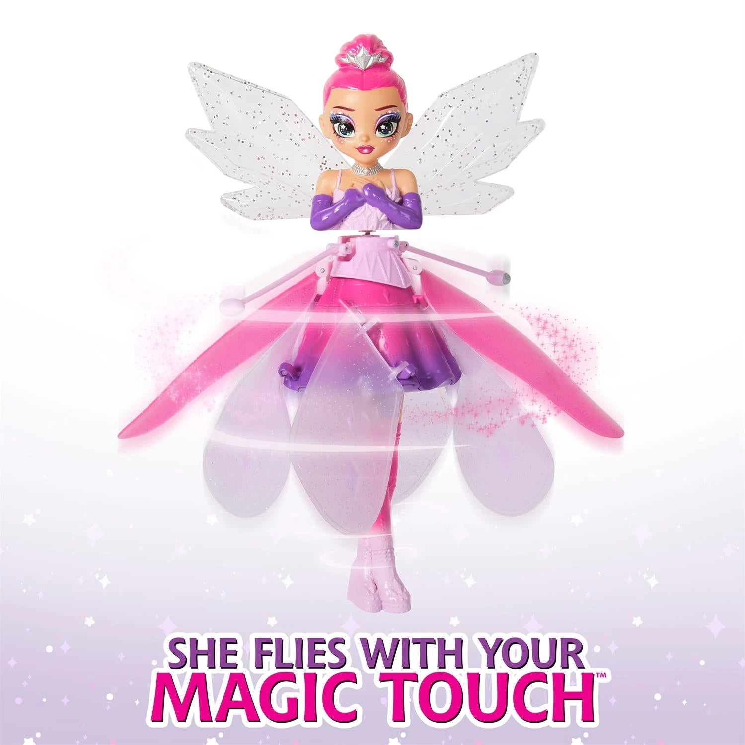 SpinMaster Crystal Flyers Magical Flying Fairy With Crystal Wings 4 SpinMaster Crystal Flyers Magical Flying Fairy With Crystal Wings - Image 2