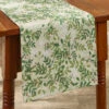 Williamsburg Snowflakes And Berries Table Runner 36"L -Country Christmas Loft nljrm1q0ekktrj2amw3v