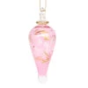 Floral Etched Teardrop - Pink -Country Christmas Loft nni3x0hrja0sigmqmfnp