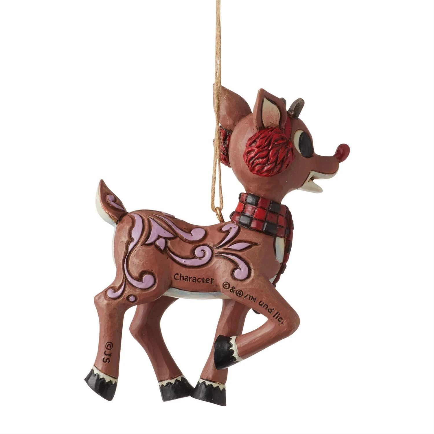 Rudolph With Earmuffs Ornament 4 Rudolph With Earmuffs Ornament - Image 2