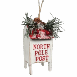 Wooden Christmas Mailbox Ornament - -Country Christmas Loft nvk8gb4mb3slyumb9kza