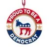 Kurt Adler Proud To Be A Democrat - Disc Ornament -Country Christmas Loft nykdslvvohzfnmxp8rqy
