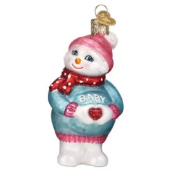 Expectant Snowlady Glass Ornament 11 Expectant Snowlady Glass Ornament -Country Christmas Loft o390fciqo5dbl7r4zwwj