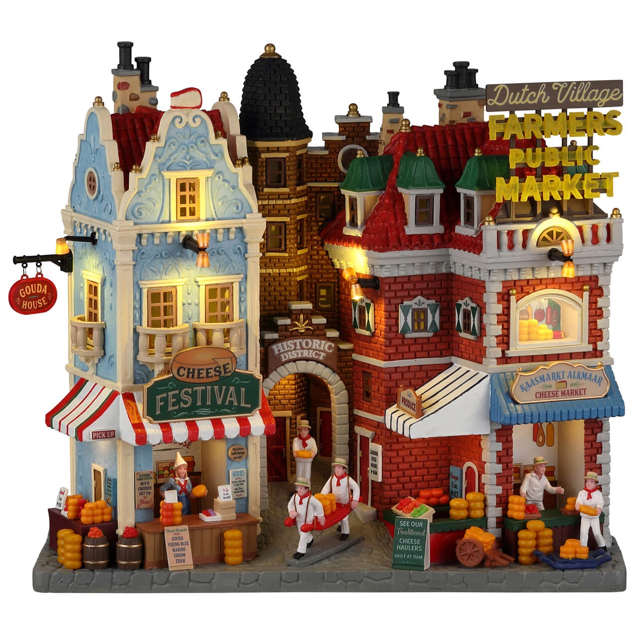 Lemax Dutch Cheese Festival And Farmers Market Facade 4 Lemax Dutch Cheese Festival And Farmers Market Facade - Image 2