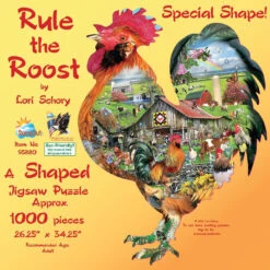 Rule The Roost Shaped Puzzle -Country Christmas Loft o8mrsr7fcyzml1sv9mf0
