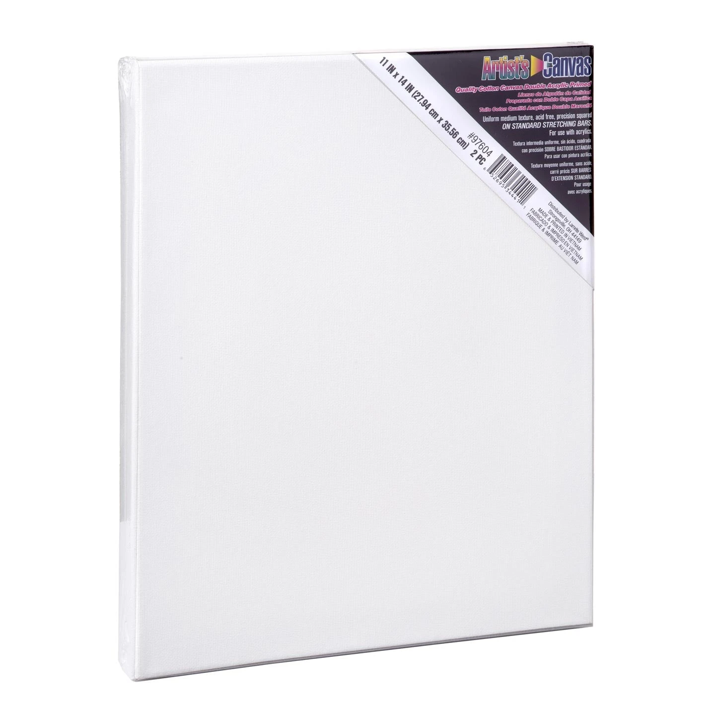 Stretched Canvas - 11 X 14 Inches - 2 Pack 4 Stretched Canvas - 11 X 14 Inches - 2 Pack - Image 2