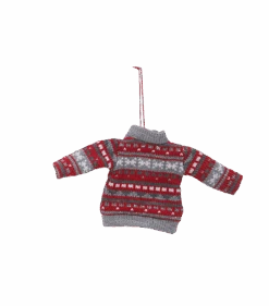 Fabric Cozy Knit Sweater Ornament - -Country Christmas Loft oflc403uwuc2150sxu5p