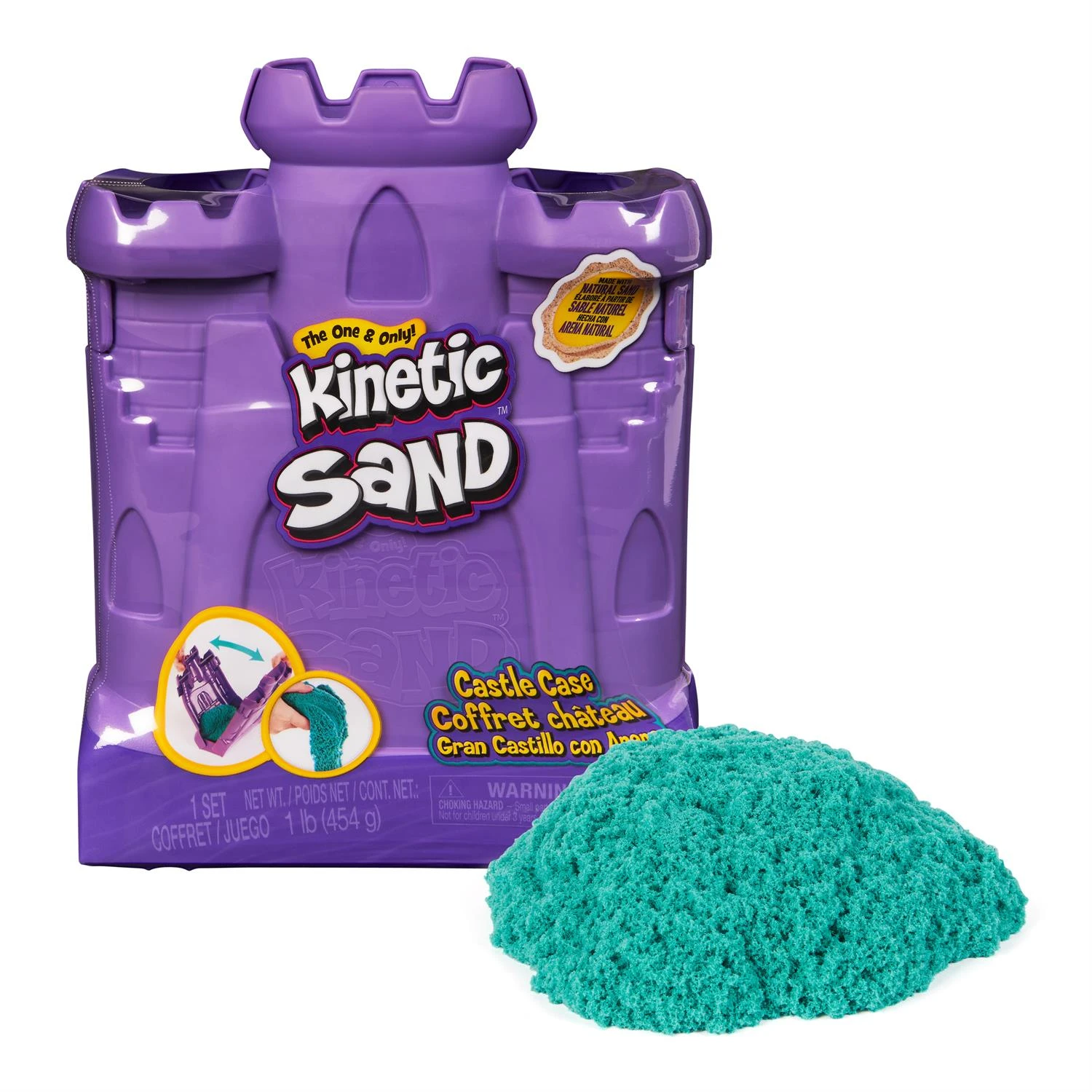 Kinetic Sand Castle Case With Sand 3 Kinetic Sand Castle Case With Sand