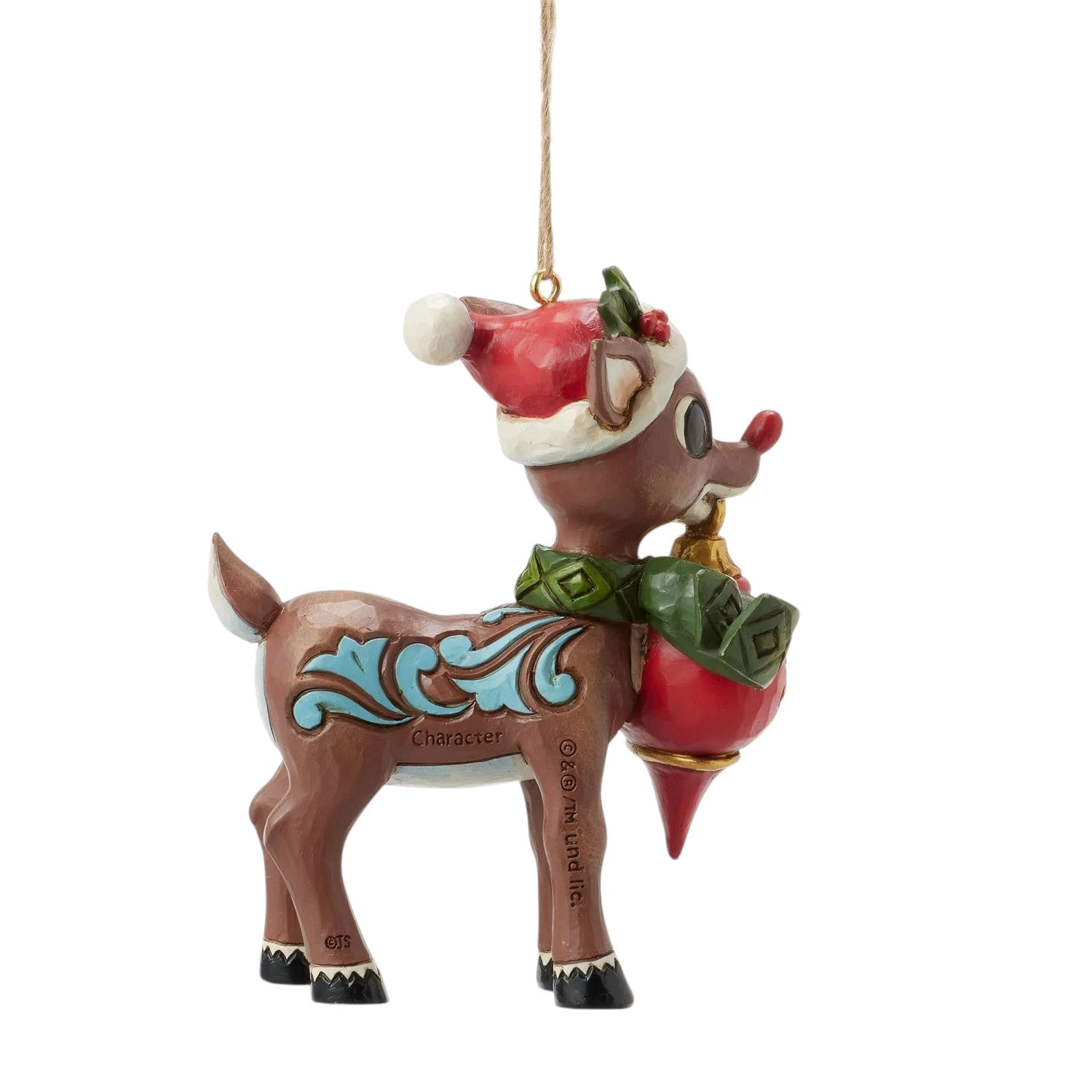 Rudolph With Oversized Ornament - Dated 2025 6 Rudolph With Oversized Ornament - Dated 2025 - Image 4