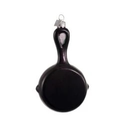 Frying Pan Glass Ornament - 5 Inch -Country Christmas Loft oti9mdrvdizmspcr6oc1