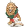Symbolic Lion And Lamb Ornament -Country Christmas Loft ouoehuxznvjvidf7isbk