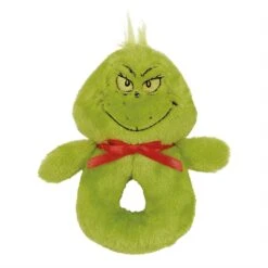 Grinch Round Baby Rattle