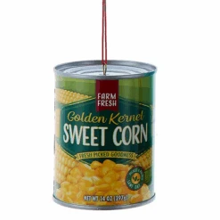Kurt Adler Can Of Sweet Corn - Ornament