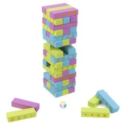 Game Squad Wood Jumbling Tower Game -Country Christmas Loft p798qmjuf1hj2zf554uv