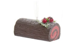 Kurt Adler Yule Log Cake Ornament - -Country Christmas Loft phluirdbapy38pxxgvrn