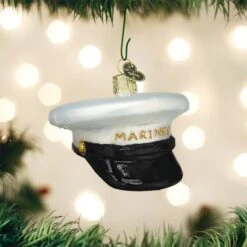 Marines Cap Glass Ornament 9 Marines Cap Glass Ornament -Country Christmas Loft pin5khj1bma0rlth6jlr