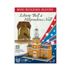 Mini Building Blocks - Liberty Bell And Independence Hall -Country Christmas Loft pld400g7c4ga8mzgvcxy