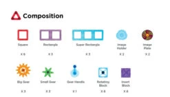 Magformers Magnets In Motion 37 Piece Gear Set -Country Christmas Loft ponjqnxecryduxlpldlt