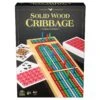 Solid Wood Cribbage Board With Cards -Country Christmas Loft ppmiunkamrkkuimjaavy
