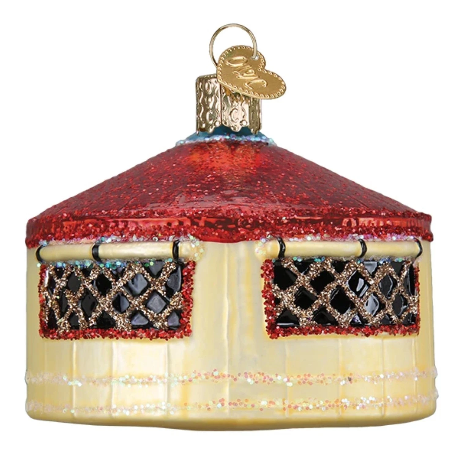 Yurt Glass Ornament 5 Yurt Glass Ornament - Image 3