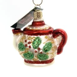 Old World Christmas Holly Teapot -Country Christmas Loft psqug3jdzcnyio5zephu
