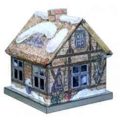 Kurt Adler Knox Metal Incense Smoker House - Yellow House -Country Christmas Loft pwemd0xf0ubfofi0wre8