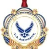 Patriotic US Airforce Ornament