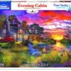 Evening Cabin - 1000 Piece Jigsaw Puzzle -Country Christmas Loft q08bn5naxnugie2xveej