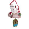 Kurt Adler Beach Chair With Sandals Ornament -Country Christmas Loft q7uvjaqjpcnrcow10iow