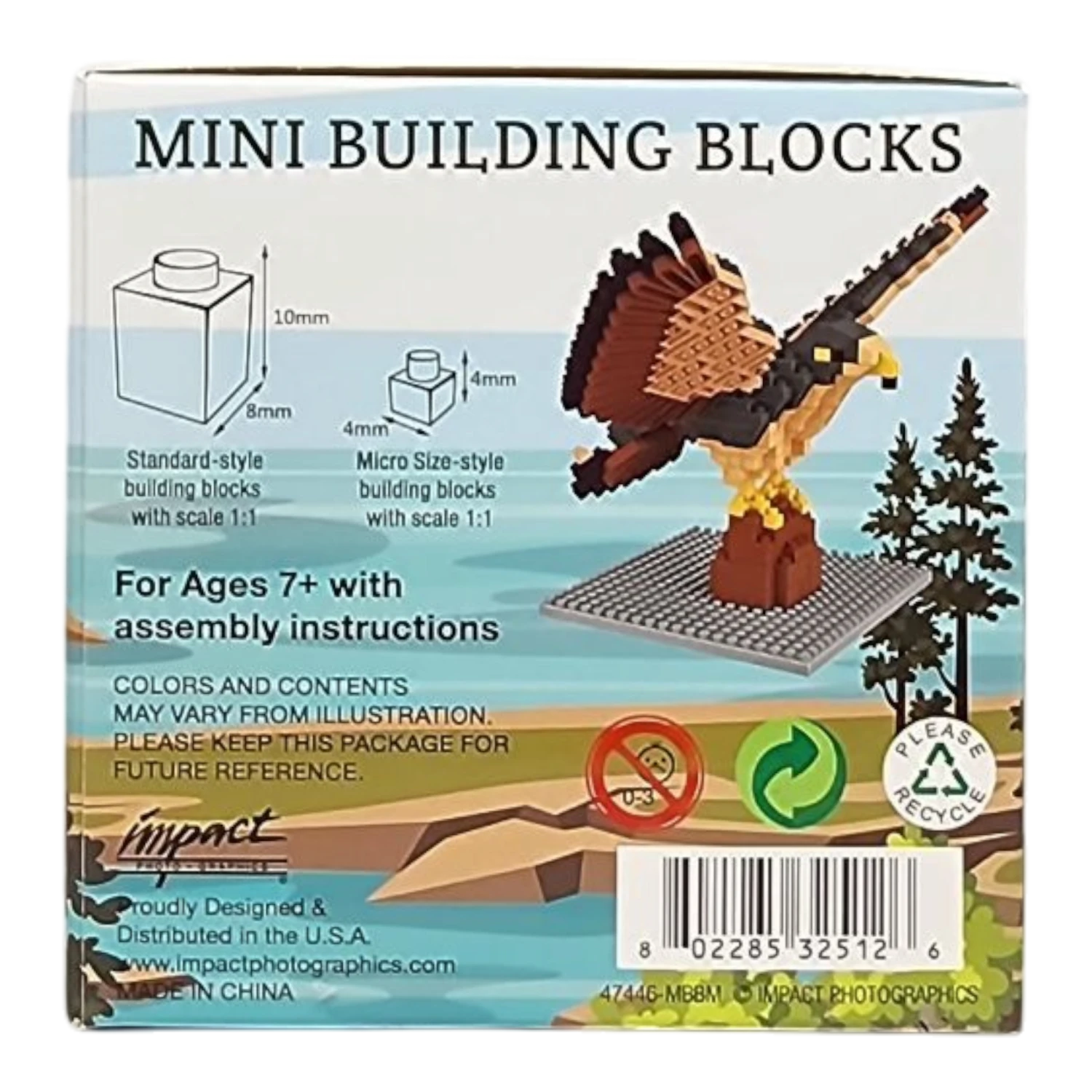 Mini Building Blocks - Peregrine Falcon 4 Mini Building Blocks - Peregrine Falcon - Image 2