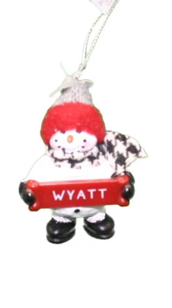 Cozy Snowman Ornament (Letters S - Z) - -Country Christmas Loft qbzahsywtc0d3fbauiey