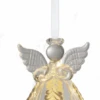 LED Glass Angel Pine Cone Ornament - Style A -Country Christmas Loft qenecnag68hbxjzqgusp