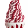 Kurt Adler Candy Swirl Tree In Santa Bucket Ornament - Ribbon Candy