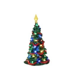 Lemax Joyful Christmas Tree - Lighted - 5 Inch -Country Christmas Loft qstkftnhithvet363fqd