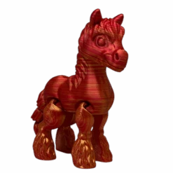 Clyde The Clydesdale - Coral Color