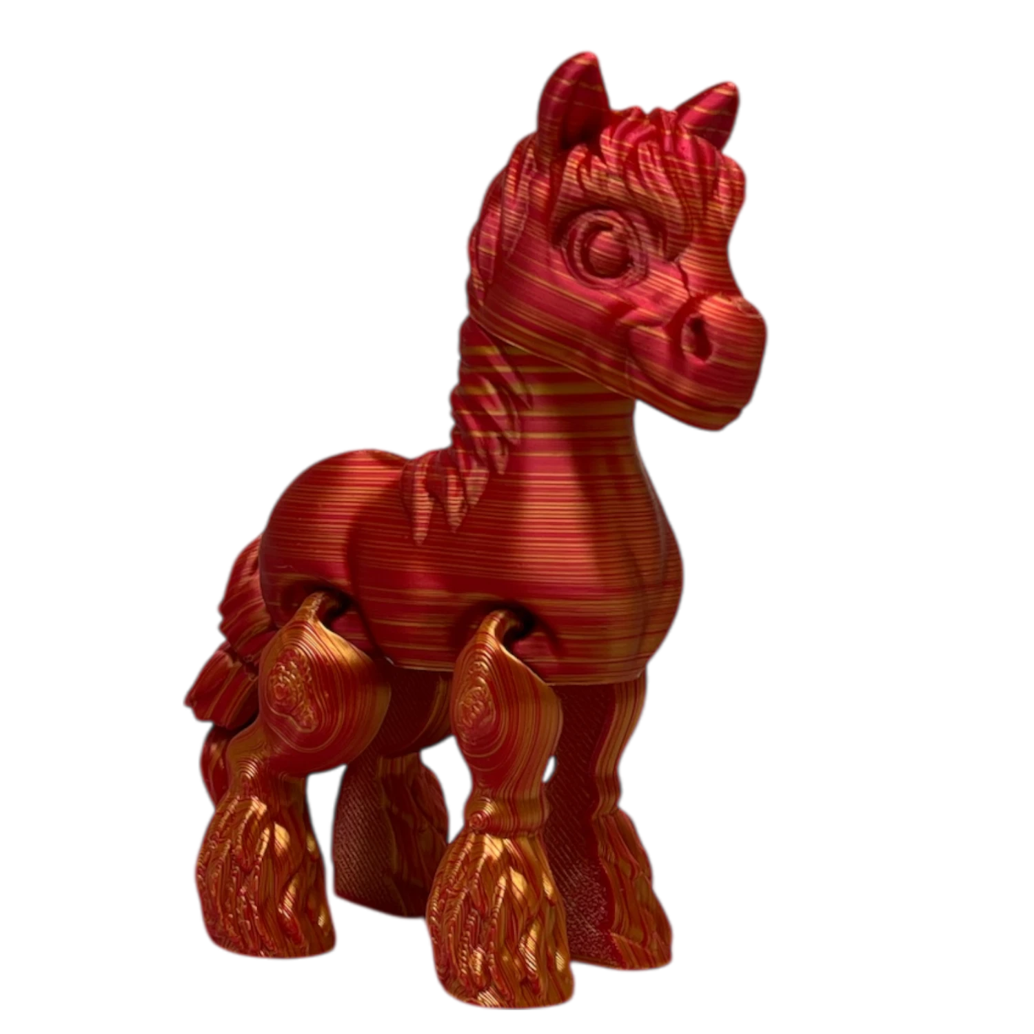 Clyde The Clydesdale - Coral Color 3 Clyde The Clydesdale - Coral Color