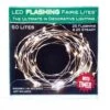 Kurt Adler Battery-Operated 50-Light LED Fairy Flashing Light Set - Cool White -Country Christmas Loft qw2exc286tndcvwxo99g