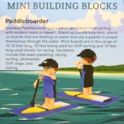 Mini Building Blocks - Paddleboarder -Country Christmas Loft qx7jhnf1ypb7w3xhdzm6