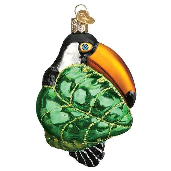 Glass Toucan Ornament 3 Glass Toucan Ornament