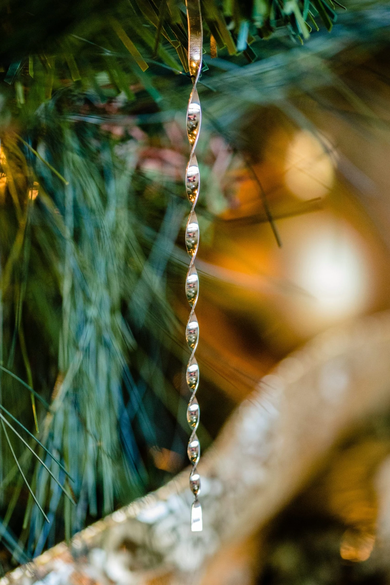 Victorian Christmas Tree Tinsel-Handmade Tin Icicle Ornaments 5 Victorian Christmas Tree Tinsel-Handmade Tin Icicle Ornaments - Image 3