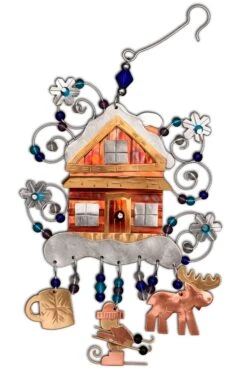 Ski Chalet Ornament