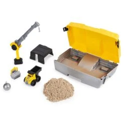 Kinetic Sand Construction Site Folding Sandbox Playset -Country Christmas Loft r8s5qzswyl2b9sbuddqe