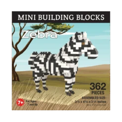 Mini Building Blocks - Zebra