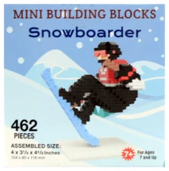 Mini Building Blocks - Snowboarder -Country Christmas Loft rczloyouzbvavr0egtyk
