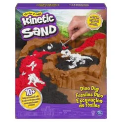 Kinetic Sand Dino Dig Playset With 10 Hidden Dinosaur Bones -Country Christmas Loft repbanfxgfkwjerrfm8d