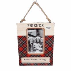 Spinning Frame Ornament - Friends