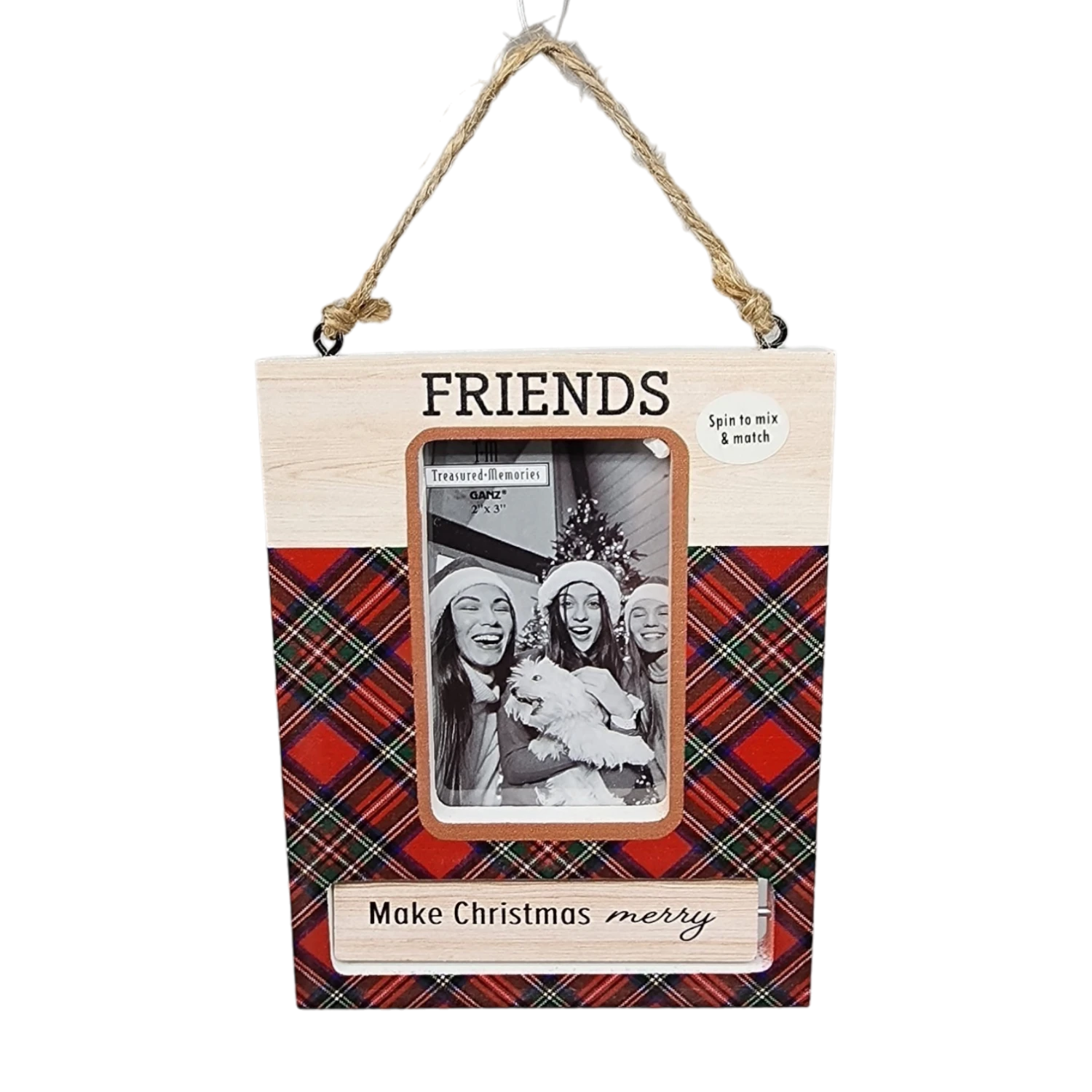 Spinning Frame Ornament - Friends 3 Spinning Frame Ornament - Friends