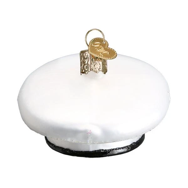 Marines Cap Glass Ornament 4 Marines Cap Glass Ornament - Image 2