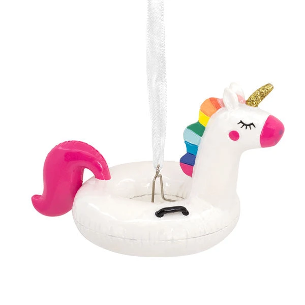 Hallmark Unicorn Pool Float Ornament 4 Hallmark Unicorn Pool Float Ornament - Image 2
