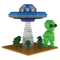 Mini Building Blocks - Space Alien And Spaceship -Country Christmas Loft rs27llq5abd1bdplebga